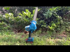কাঠের কাজের বৈদ্যুতিক 8/10 ইঞ্চি হ্যান্ডহেল্ড চেইনসো ব্যাটারি চালিত কর্ডলেস চেইন স পাওয়ার টুল