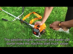 হাই সাইড হ্যাঙ্গিং গ্যাসোলিন ব্রাশ কাটার 4 স্ট্রোক ব্যাকপ্যাক ব্রাশ কাটার 31CC