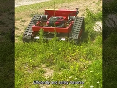 রিমোট কন্ট্রোল রোবট লন মাওয়ার গ্যাস চালিত 190CC বহুমুখী