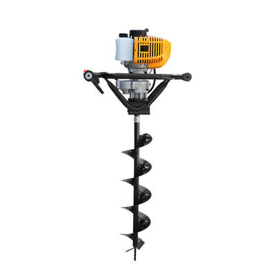 Gasoline Earth Auger Post Hole Digger for Farm Garden Tree Planting — One-Man Post Hole Digger Drill for Fencing, Tree Planting & Gardening