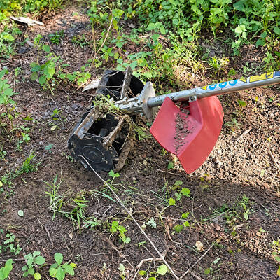Multi-Functional Gasoline Brush Cutter & Grass Trimmer Kit, Heavy-Duty Petrol Weed Eater with Rotary Tiller, Weeding Wheel, Harvester Guard & Metal Blades for Farm & Garden