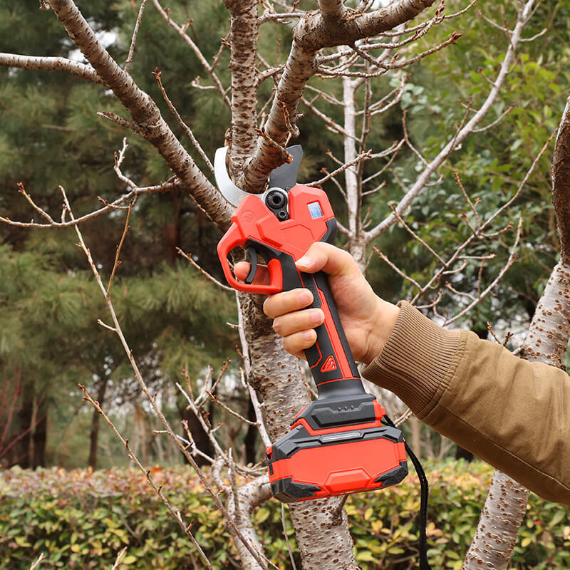 45mm electric tree trimmer Cordless Pruning Shears Brushless Motor for Garden Use