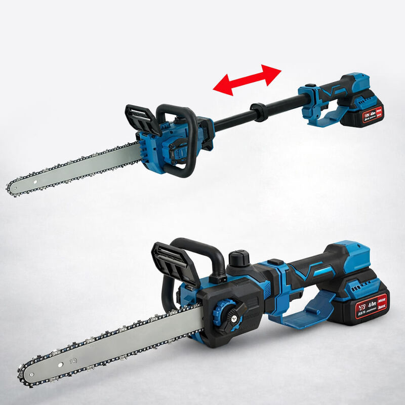 12 Inch 550W 21V Electric Pole Chainsaw Cordless Telescopic Chainsaw for Tree Trimming