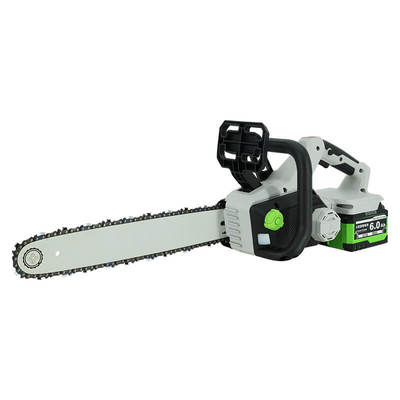 16 ইঞ্চি ব্রাশহীন বৈদ্যুতিক চেইনসো ব্যাটারি অটো চেইন টেনশন এবং তৈলাক্তকরণ সিস্টেমের সাথে চালিত